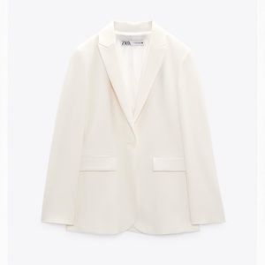 Zara Minimalist Straight Cut Blazer Limited Edition